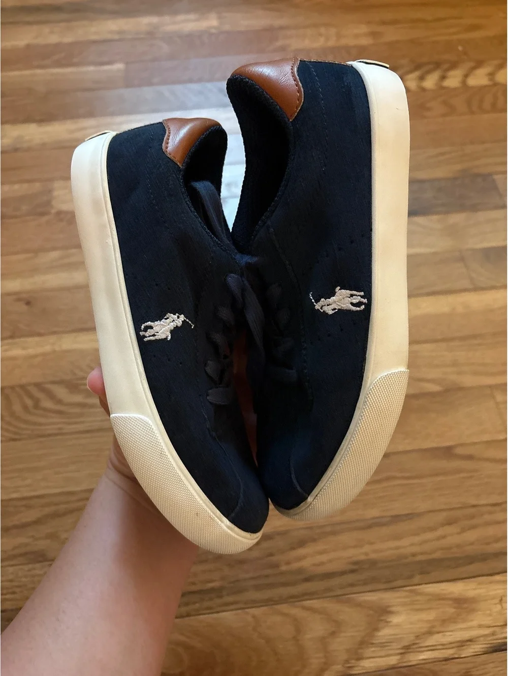 Boys size 2y polo Ralph Lauren shoes